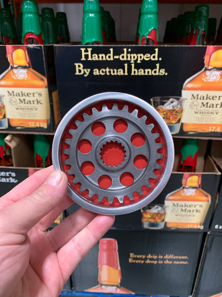 Pratt & Whitney Radial Engine Whisky Scotch Vodka Beer WWII Gear Coasters (Red | Black Edition)