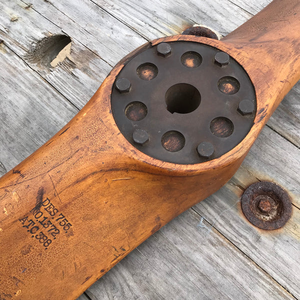 1930's Early Sensenich Curtiss Wright Junior CW-1 Szekely SR3 Wooden Airplane Propeller