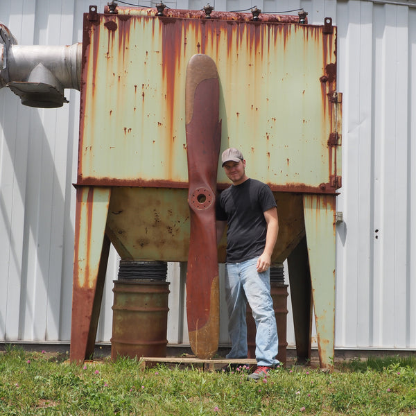 Sterling Burgress 1900's WWI Curtiss N-9 Navy Floatplane Antique Wooden Wood Airplane Propeller