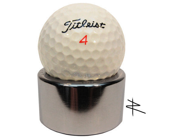 Ultra Premium Polished Autographed Golf Ball Display Autograph Steel Stand