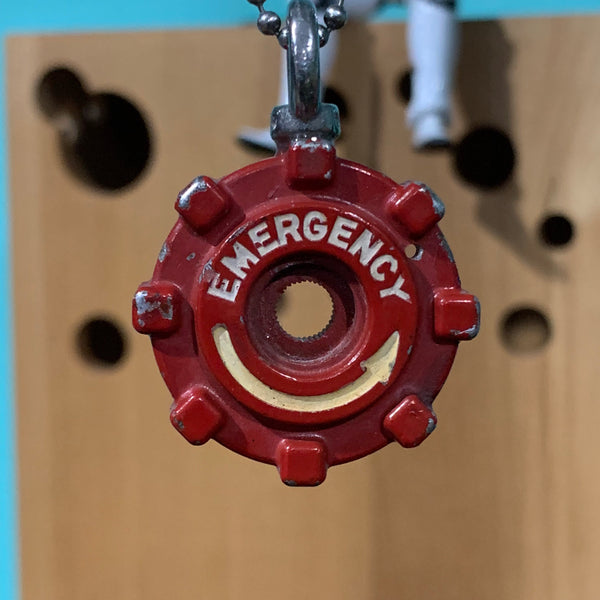 World War II P51 Mustang B17 B24 B29 Emergency Oxygen Valve Cockpit Warbird Necklace