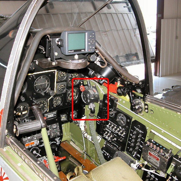 World War II P51 Mustang B17 B24 B29 Emergency Oxygen Valve Cockpit Warbird Necklace