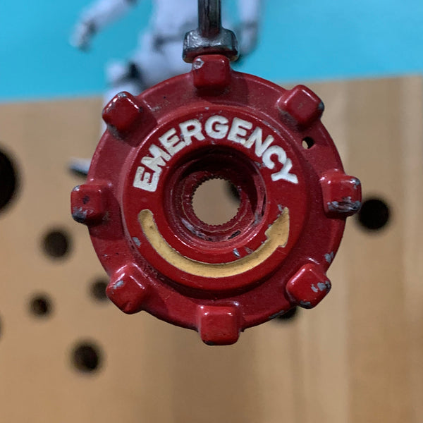 World War II P51 Mustang B17 B24 B29 Emergency Oxygen Valve Cockpit Warbird Necklace