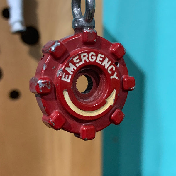 World War II P51 Mustang B17 B24 B29 Emergency Oxygen Valve Cockpit Warbird Necklace