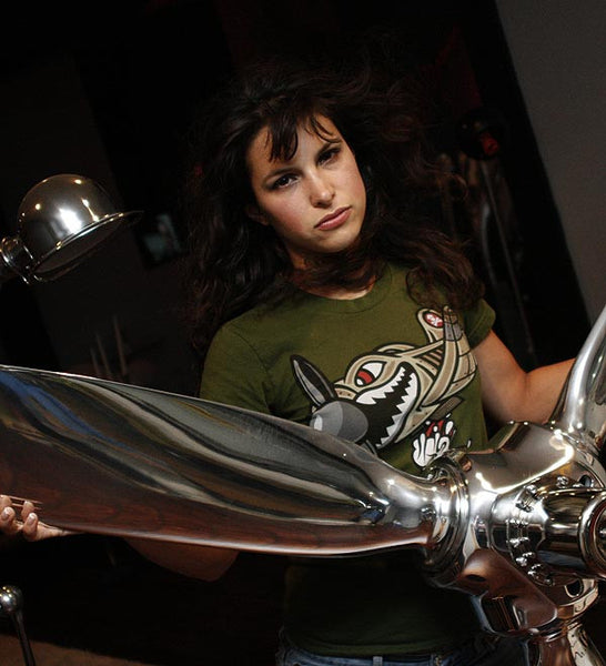 3-Bladed WOLVERINE Mirror High Polished Airplane Propeller Sculpture