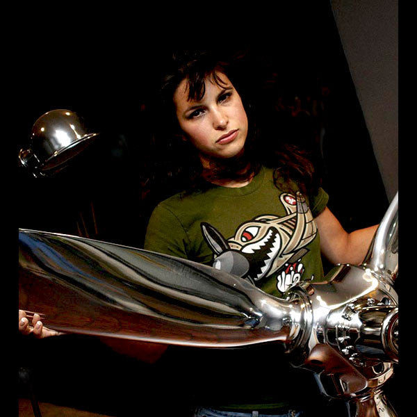 3-Bladed WOLVERINE Mirror High Polished Airplane Propeller Sculpture