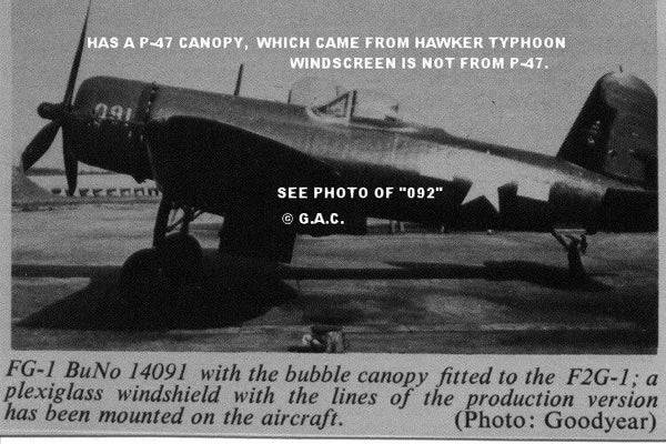 1940's 14FT Goodyear Super Corsair XF2G-1 3-Bladed Hamilton Standard 6491A-14 Complete Airplane Propeller