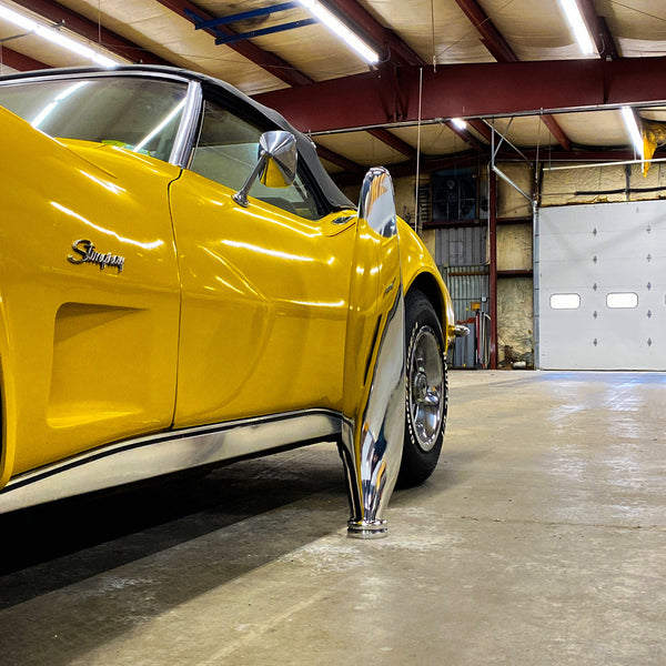 Beech Bonanza Aero Commander 500 Mirror Polished Chrome Airplane Propeller Blade Aviation Art Sculpture