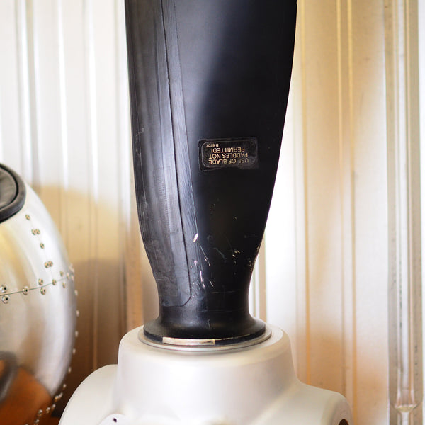 Rough Landing - Cessna Caravan Crash Landing Airplane Propeller Runway Strike Sculpture Clock