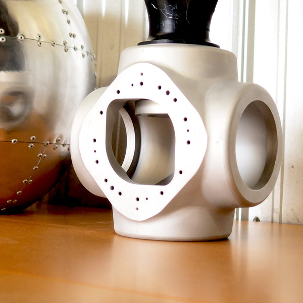 Rough Landing - Cessna Caravan Crash Landing Airplane Propeller Runway Strike Sculpture Clock