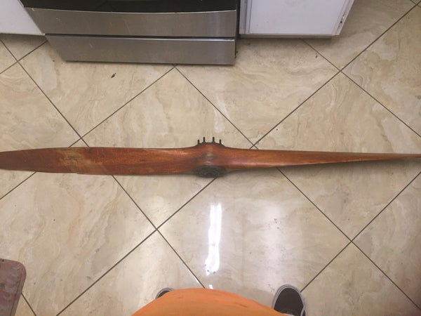 Jacuzzi Bros 6FT Wooden Airplane Propeller with metal hub