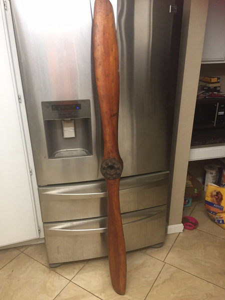 Jacuzzi Bros 6FT Wooden Airplane Propeller with metal hub