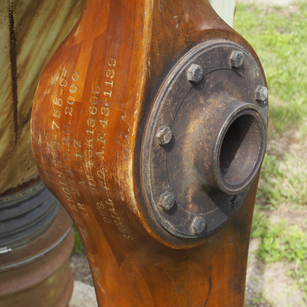 Cessna AT-17 Bobcat WWII Gardner 1940's 90" Antique Wooden Wood Airplane Propeller
