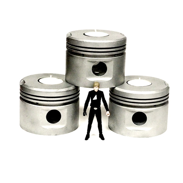 Continental Motors A65 Piper J-3 Cub Aeronca Taylorcraft Engine Piston Tea Light Candle Holder