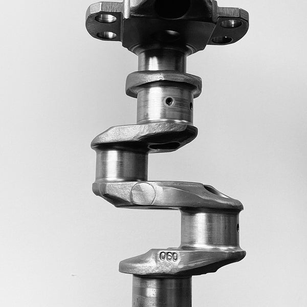 Continental IO-470 Airplane Engine Crankshaft Martini Side Table