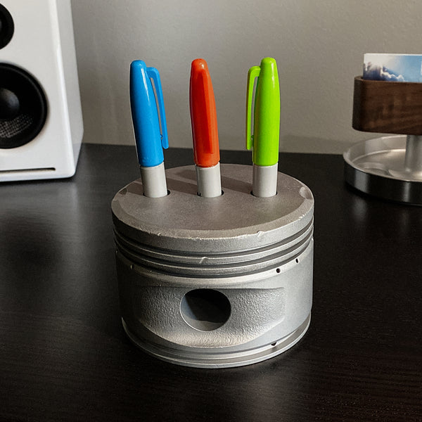 1950's Continental 0-300 Cessna 172 Skyhawk Engine Piston Pencil Pen Marker Holder