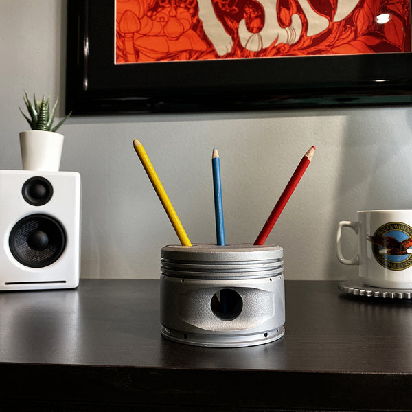 1950's Continental 0-300 Cessna 172 Skyhawk Engine Piston Pencil Pen Marker Holder