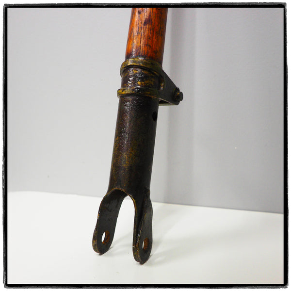Curtiss Jenny Canuck Original 1918 WWI Wooden Airplane Control Stick