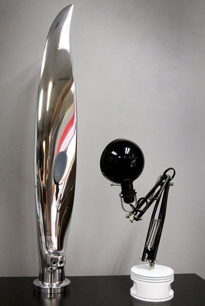 Cutlass X Piggy High Polished Airplane Propeller Blade Sculpture