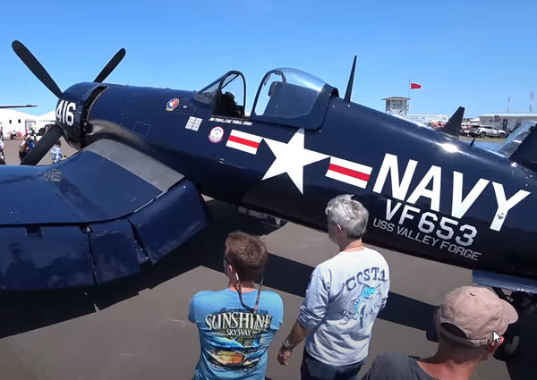 F4U Corsair Camfield Propeller WWII Korean War US Navy Antenna Mast