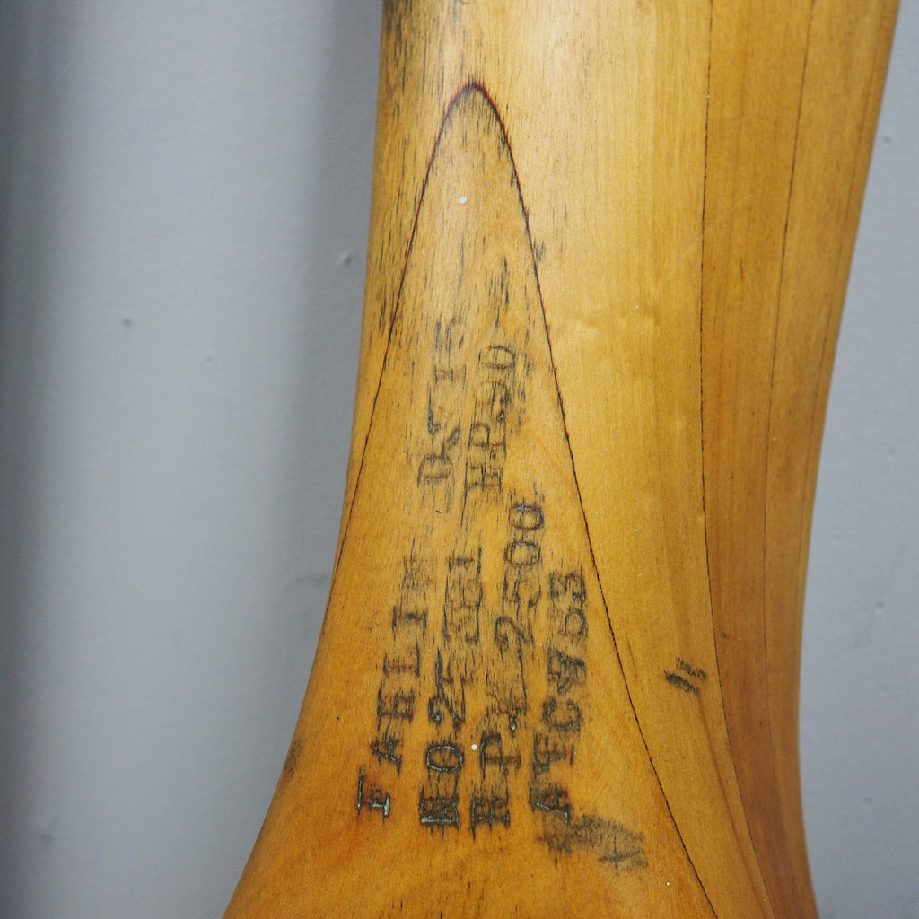 Ole Fahlin 1930's Culver Cadet Wooden Airplane Propeller Aviation Art