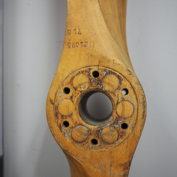 Original Ole Fahlin 1930's Culver Cadet Antique Wooden Wood Airplane Propeller