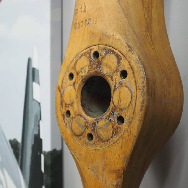 Original Ole Fahlin 1930's Culver Cadet Antique Wooden Wood Airplane Propeller