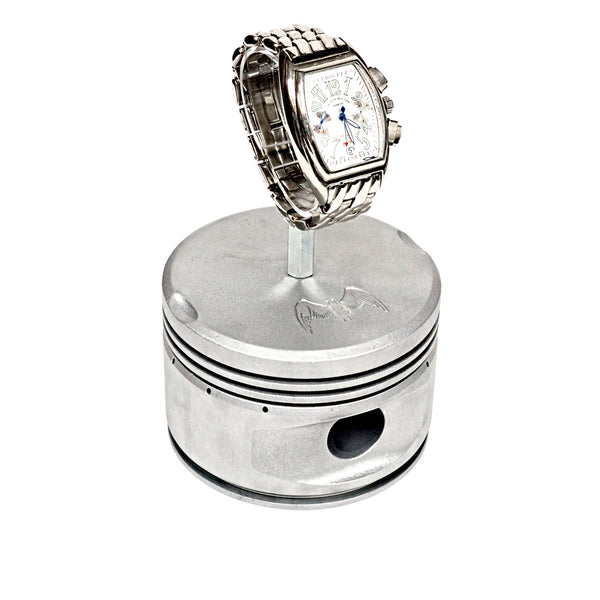 Continental Motors 0 200 C90 Airplane Engine Raw Piston Watch Display Stand FLYING BITCOIN