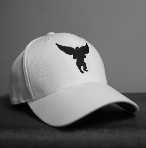 Flying Monkey Black & White Monochrome Colorway embroidered Flexfit Aviator Hat