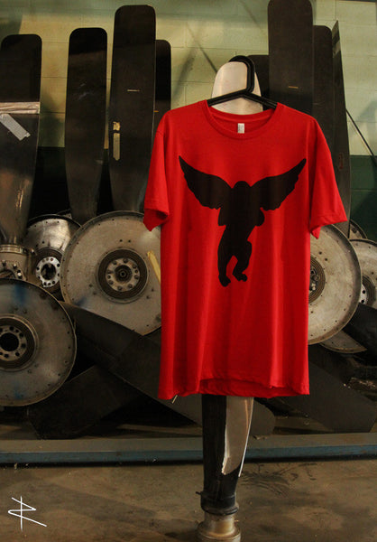 Flying Monkey Red Colorway American Apparel Aviator T-Shirt