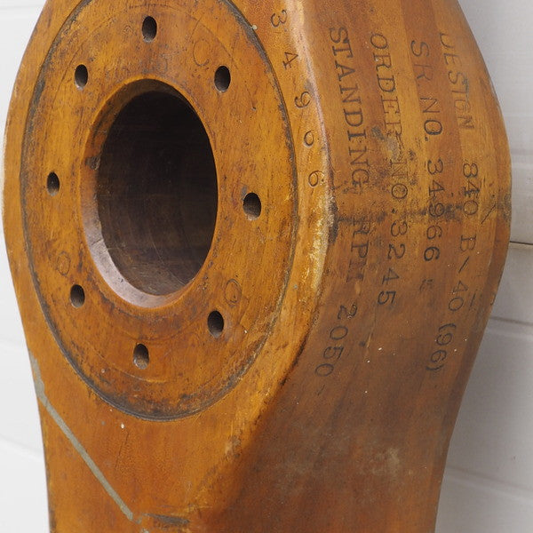 Hartzell Class L Blimp Airship WWII US Navy Goodyear Wooden Airplane Propeller