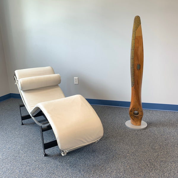 1930's Gardner Half Wooden Airplane Propeller with Base Fairchild 22-C7A Design 1501 ATC 428