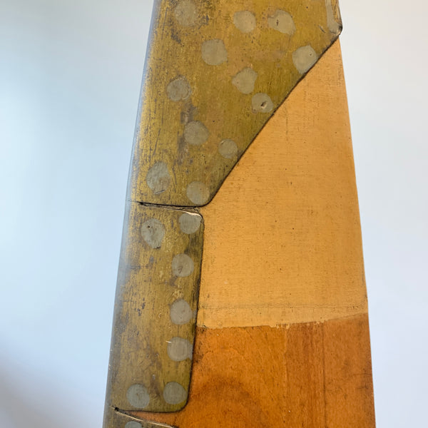 1930's Gardner Half Wooden Airplane Propeller with Base Fairchild 22-C7A Design 1501 ATC 428