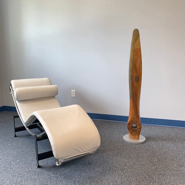 1930's Gardner Half Wooden Airplane Propeller with Base Fairchild 22-C7A Design 1501 ATC 428