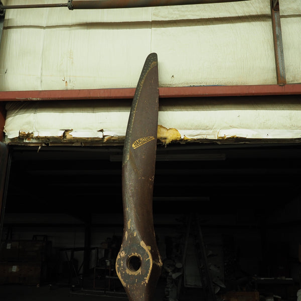 10FT+ Hamilton Aero Banana Milwaukee Wisconsin 1920's Wooden Airplane Propeller