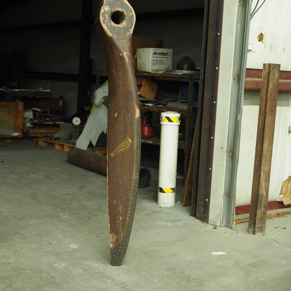 10FT+ Hamilton Aero Banana Milwaukee Wisconsin 1920's Wooden Airplane Propeller