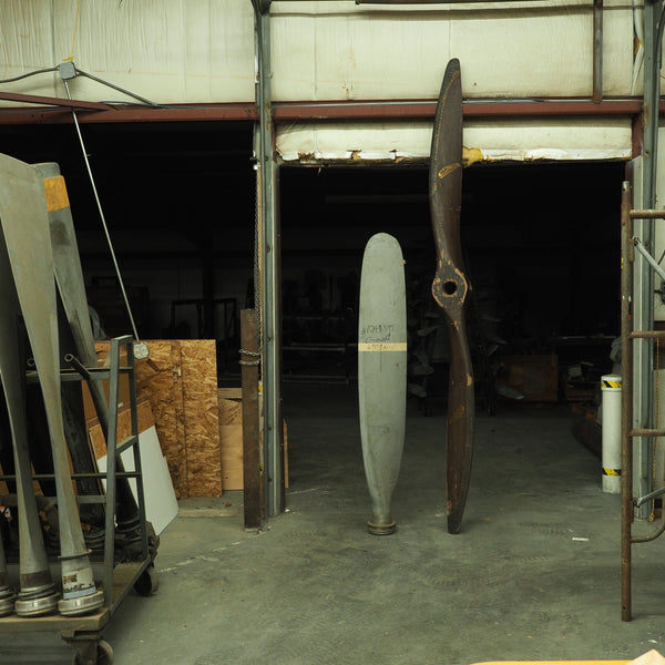 10FT+ Hamilton Aero Banana Milwaukee Wisconsin 1920's Wooden Airplane Propeller