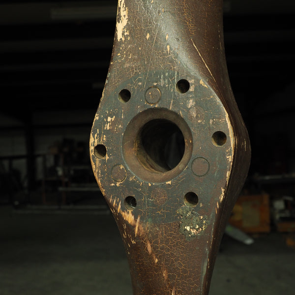 10FT+ Hamilton Aero Banana Milwaukee Wisconsin 1920's Wooden Airplane Propeller
