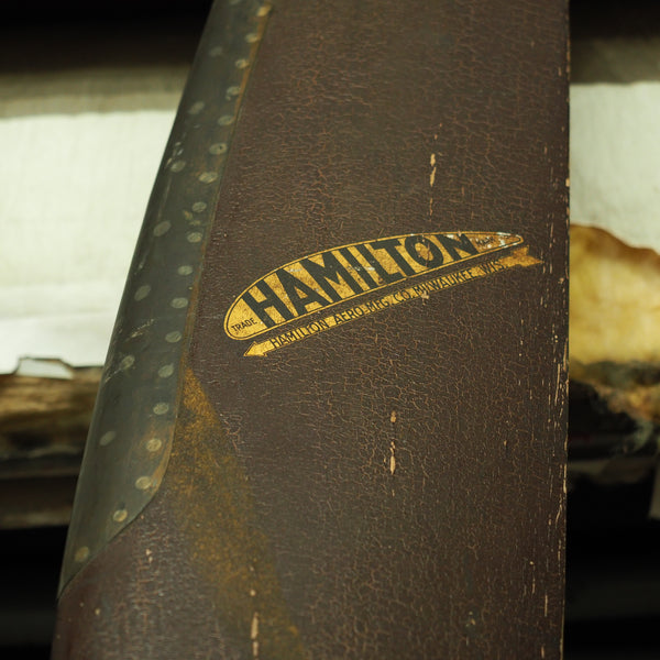 10FT+ Hamilton Aero Banana Milwaukee Wisconsin 1920's Wooden Airplane Propeller