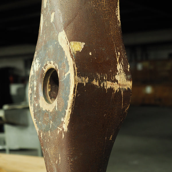 10FT+ Hamilton Aero Banana Milwaukee Wisconsin 1920's Wooden Airplane Propeller