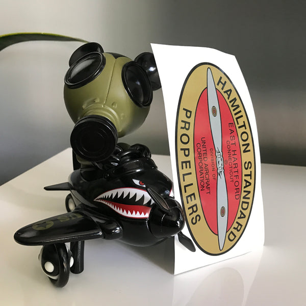 Hamilton Standard East Hartford 1932-1952 WWII Airplane Propeller Replacement Decal Sticker