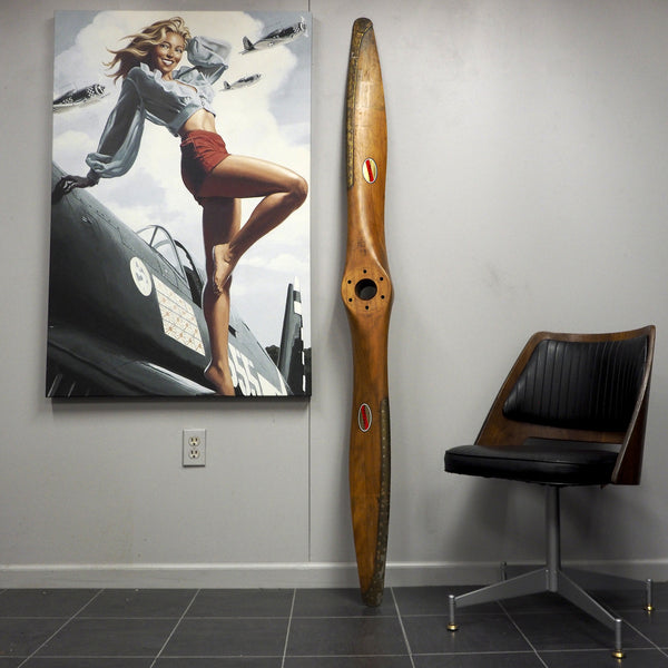 Hartzell 1940's Taylorcraft B Antique Wooden Wood Airplane Propeller