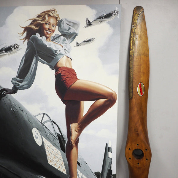 Hartzell 1940's Taylorcraft B Antique Wooden Wood Airplane Propeller