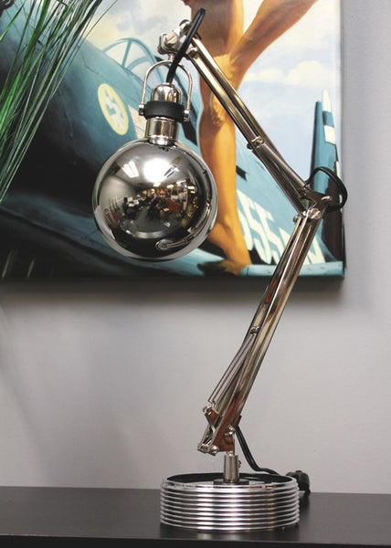 Retention Piston Flying Monkey Aviation Art Cessna 182 Skylane Desk Lamp