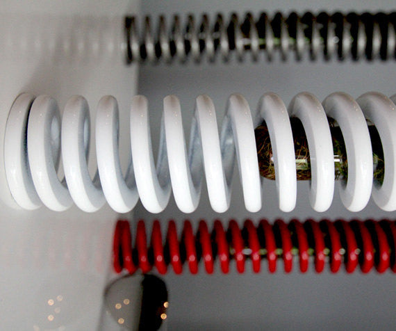 Bamboo / Flowers Aviation Art Custom Metal Spring Vase off Real Flying Airplane