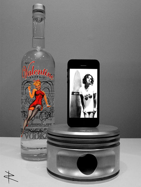 Apple Iphone 5 6 7 Plus Ipod Lightning USB Radial Engine RAW Piston Charging Dock