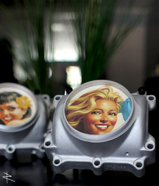 Photo Frame 172 Hub off a Cessna Skyhawk Airplane Propeller