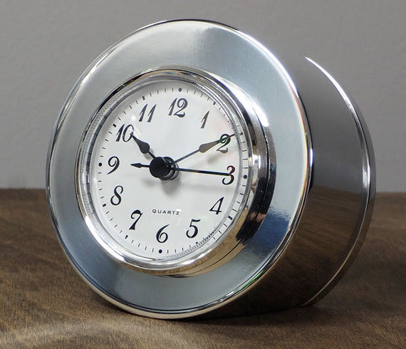 Mini Airplane Piston Desk Clock from a Cessna 400 Series Airplane (Mirror Polished)