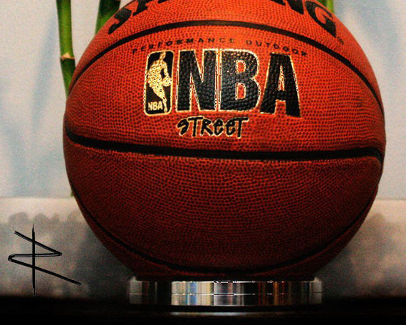 Ultra Premium 5-1/2" Polished Signed Basketball Soccer Bowling Ball Display Stand