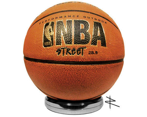 Ultra Premium 5-1/2" Polished Signed Basketball Soccer Bowling Ball Display Stand